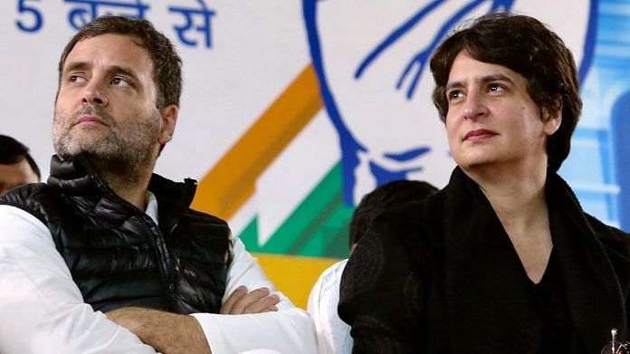 File photo of Congress leaders Rahul Gandhi and Priyanka Gandhi Vadra | ANI photo