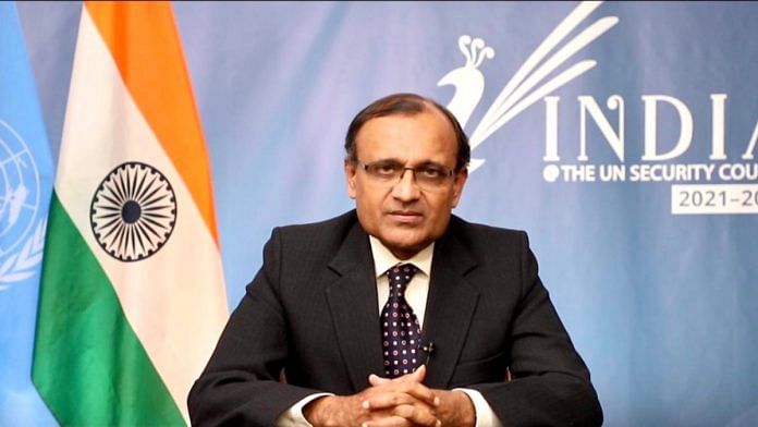 India's Permanent Representative to the UN Ambassador TS Tirumurti (file photo) | Twitter/@ambtstirumurti