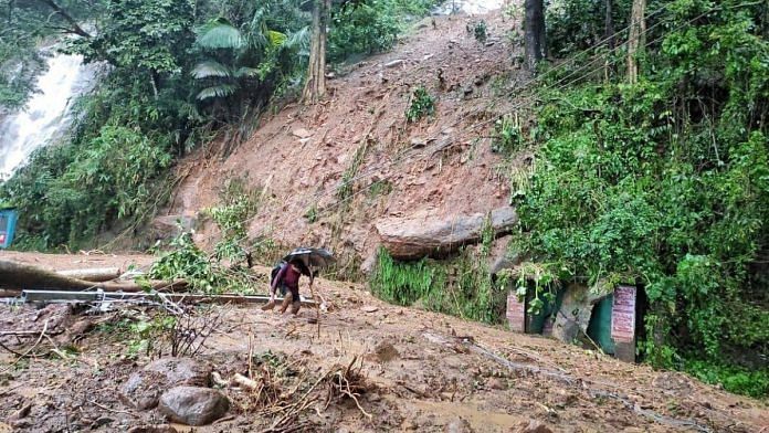 Landslides after heavy downpour in Idukki, Kerala on 16 October 2021 | Photo: PTI