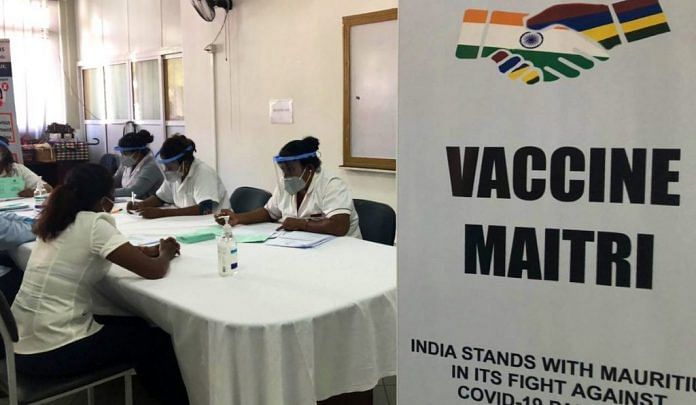 A Covid vaccination centre at Victoria Hospital in Mauritius (Representational Image) | Photo: Twitter/@DrSJaishankar