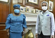 External Affairs Minister S Jaishankar with WTO Director General Ngozi Okonjo-Iweala in New Delhi on 22 October | Twitter/@DrSJaishankar