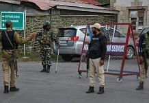 (Representational image) Security personnel in Srinagar| Photo: Praveen Jain/ThePrint