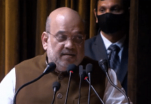 Home Minister Amit Shah interacts with members of Youth Clubs of Jammu and Kashmir in Srinagar, on 23 October 2021