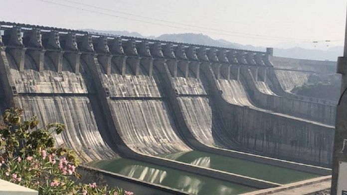 Representative image | File photo of the Sardar Sarovar dam in Gujarat. | Photo: Ruhi Tewari | ThePrint