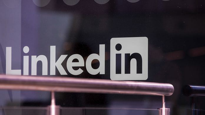 A LinkedIn logo | Photographer: Jason Alden | Bloomberg File Photo