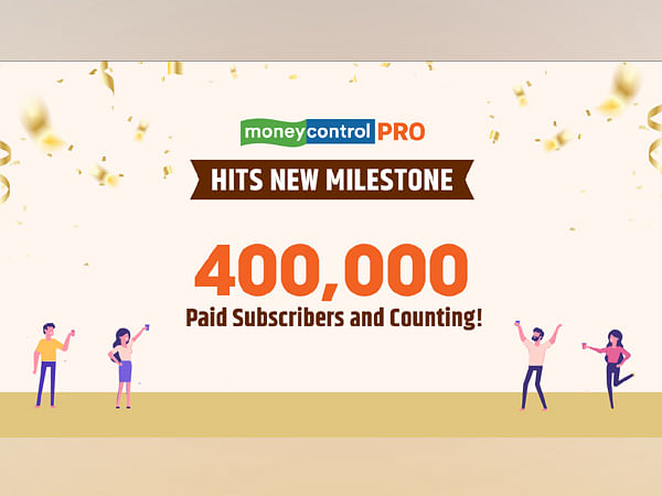 Moneycontrol Pro hits new milestone of 400,000 paying subscribers