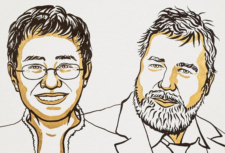 Nobel Peace Prize for journalists is a reminder that freedom of the press is under threat