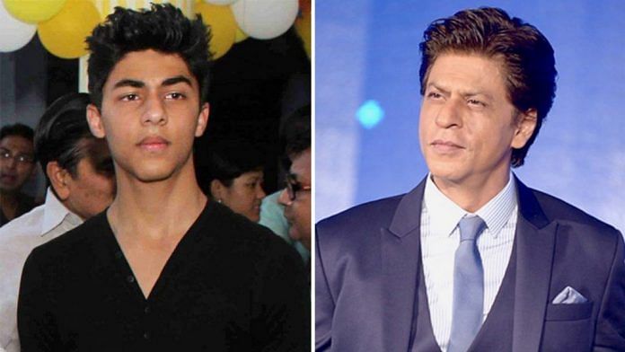 File images of actor Shah Rukh Khan and his son Aryan | ThePrint