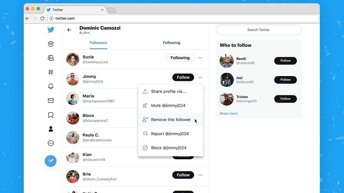 Don’t like your Twitter followers? Now you can remove the ones you don