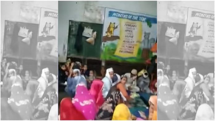 Screenshot from the viral video, which is purportedly from Delhi but actually from Ghaziabad