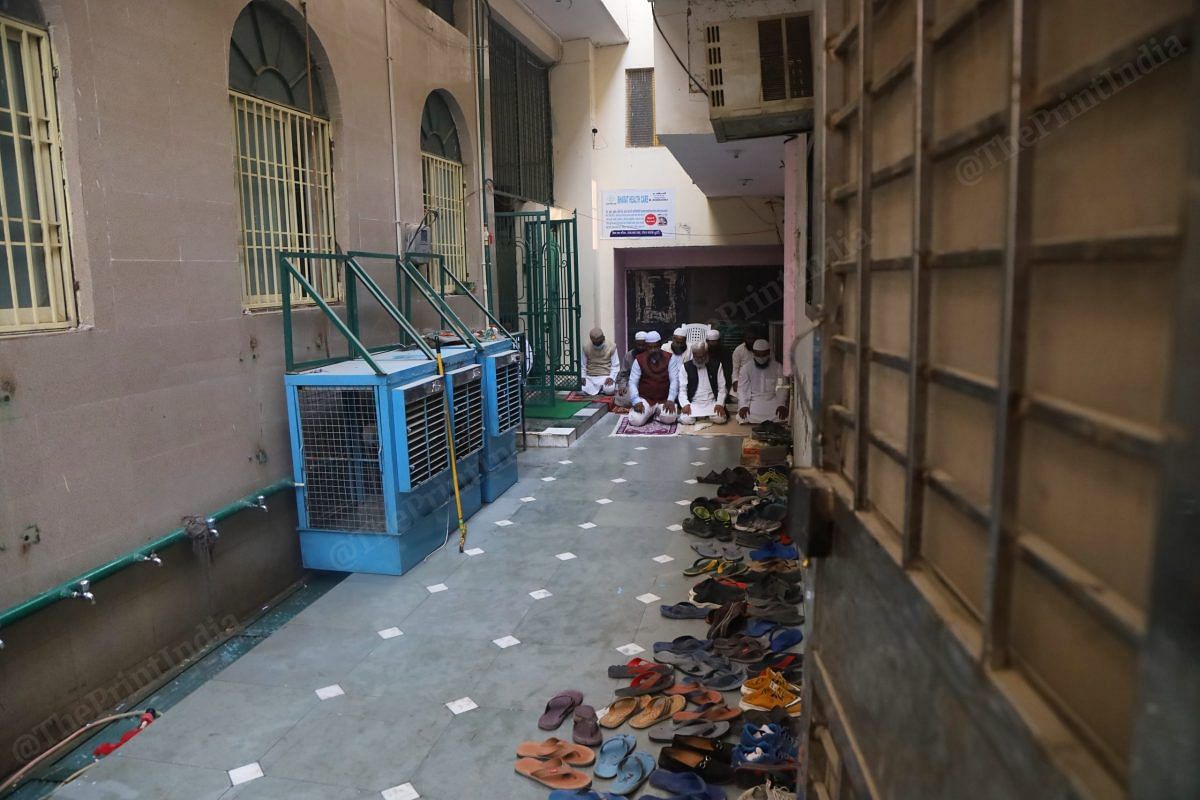 Inside the residential masjid | Photo: Manisha Mondal | ThePrint