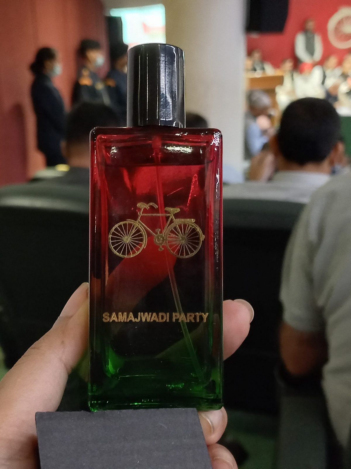 The SP perfume bottle | Photo: Prashant Srivastava 