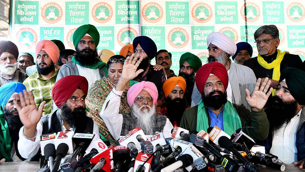 22 farmers’ unions launch a new political party in Punjab, SKM divided Cracks appear in Samyukt Kisan Morcha as some unions make 'political moves' ahead of Punjab 2022