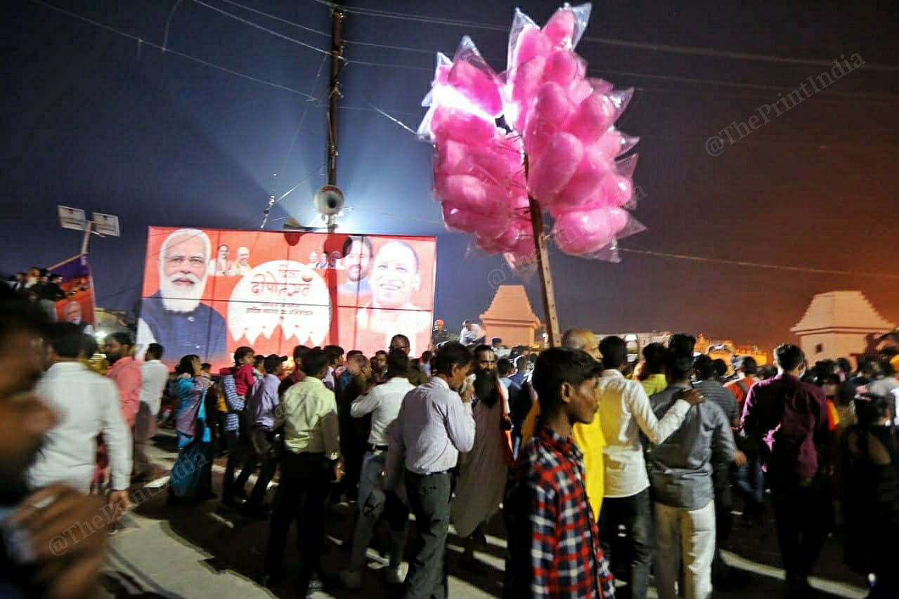 PM Modi posters in Ayodhya | Photo: Praveen Jain | ThePrint