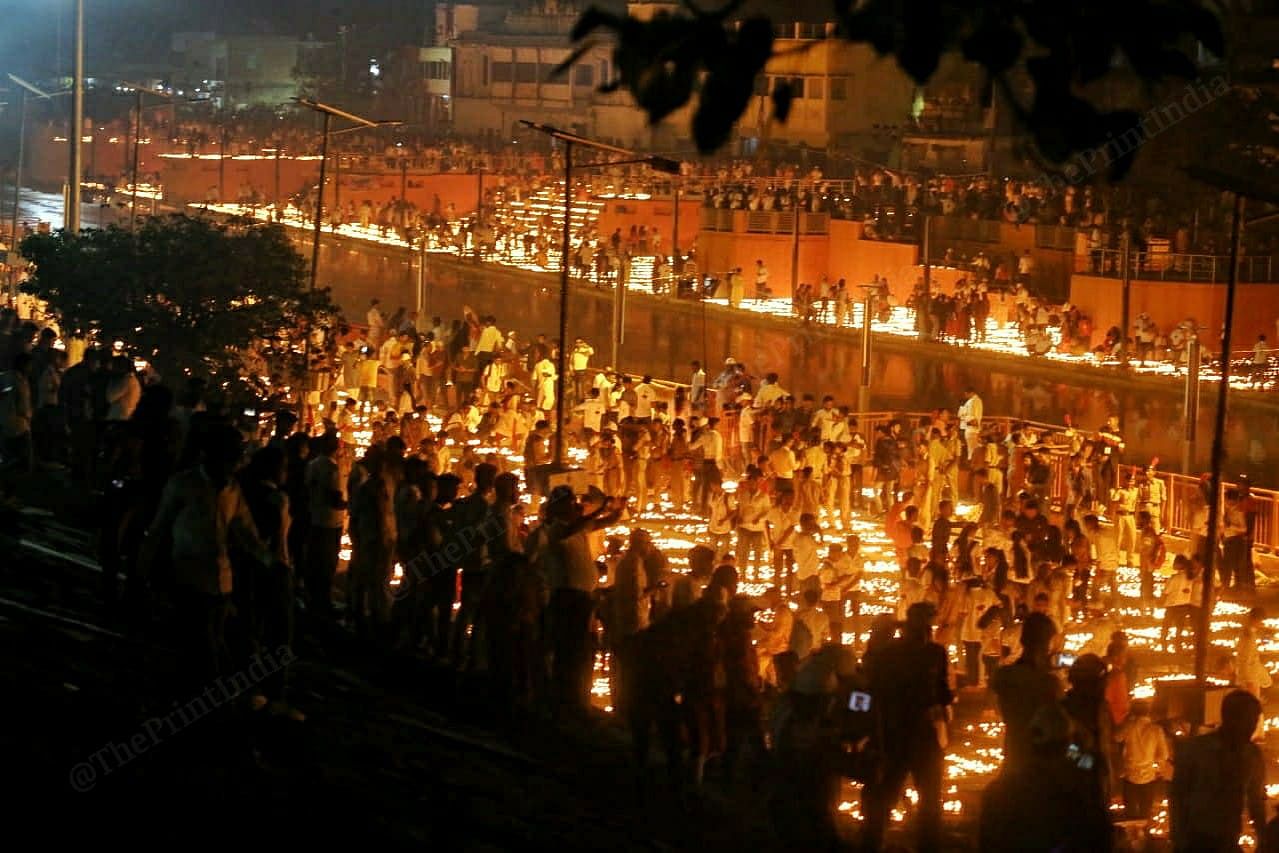 The crowd at Ayodhya | Photo: Praveen Jain | ThePrint