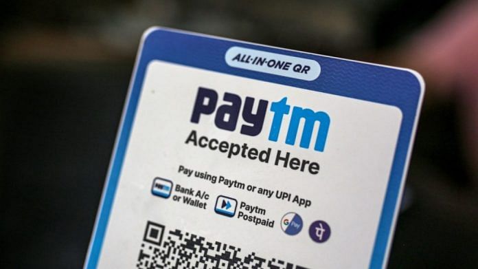 A restaurant advertises the use of the Paytm digital payment system in Mumbai | Bloomberg