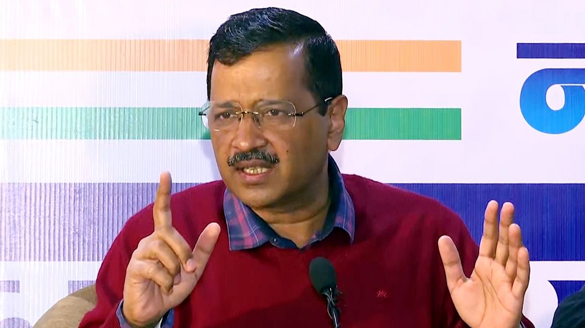 Delhi CM Arvind Kejriwal speaks with auto-taxi drivers during an interaction in Haridwar, on 21 November 2021 | ANI photo Delhi CM Arvind Kejriwal speaks with auto-taxi drivers during an interaction in Haridwar, on 21 November 2021 | ANI photo