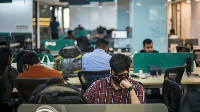 BharatPe employees work at the company's headquarters in New Delhi | Representational image | Bloomberg