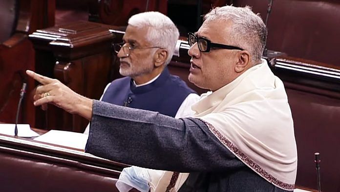 Trinamool Congress Rajya Sabha MP Derek O'Brien speaks in the Upper House during the winter session of Parliament, in New Delhi | ANI
