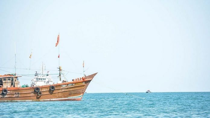 Representational image of a fishing boat at sea | Pixabay