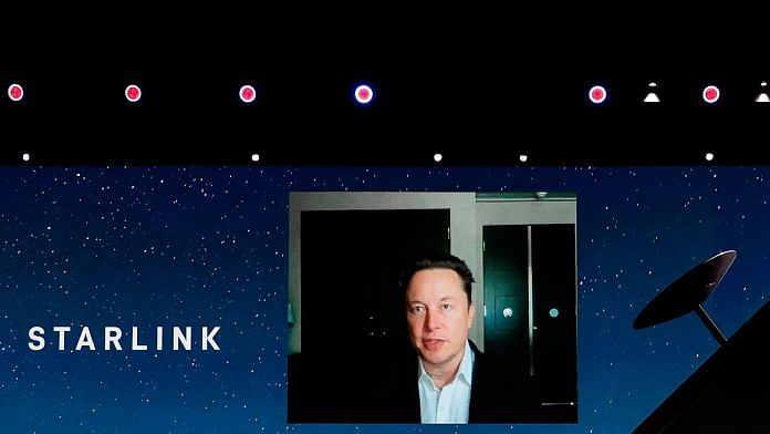 Elon Musk, the Chief Engineer of SpaceX, speaking about the Starlink project at MWC hybrid Keynote during Mobile World Congress, Barcelona |