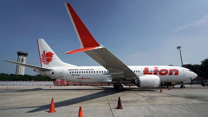 A grounded Lion Air Boeing 737 Max 8 aircraft sits on the tarmac at terminal 1 of Soekarno-Hatta International Airport in Cenkareng, Indonesia | Bloomberg