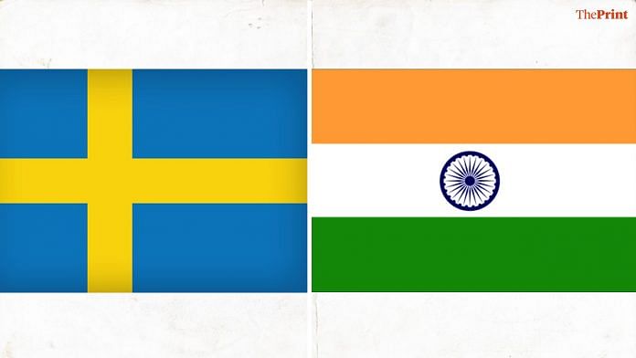 Since establishing diplomatic ties with Sweden in 1949, India has become its third largest trading partner in Asia after China and Japan | ThePrint