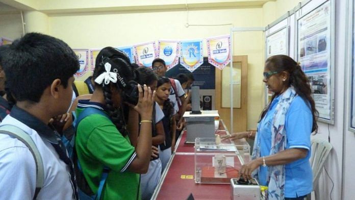 Representative image | File photo of students at a science fair in Delhi. | By Special Arrangement