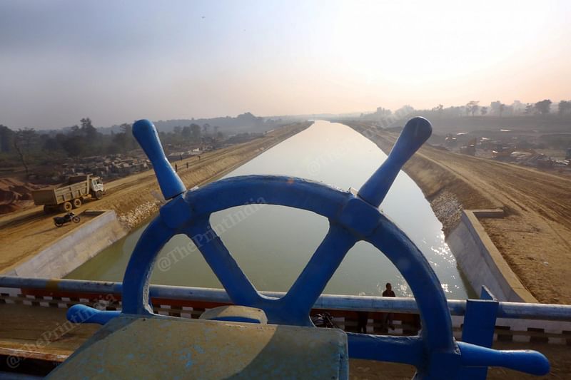Tail end of Rapti Main Canal at Saryu Nahar Pariyojna Project | Photo: Praveen Jain| ThePrint