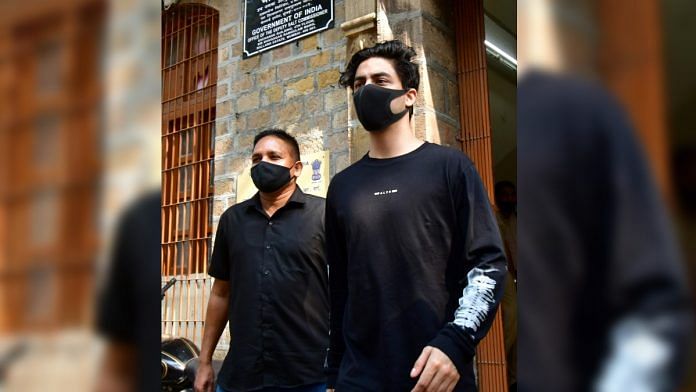 Aryan Khan leaves after appearing at NCB's office for his weekly attendance as per the Bombay High court bail orders in Mumbai, on 10 December 2021 | ANI photo