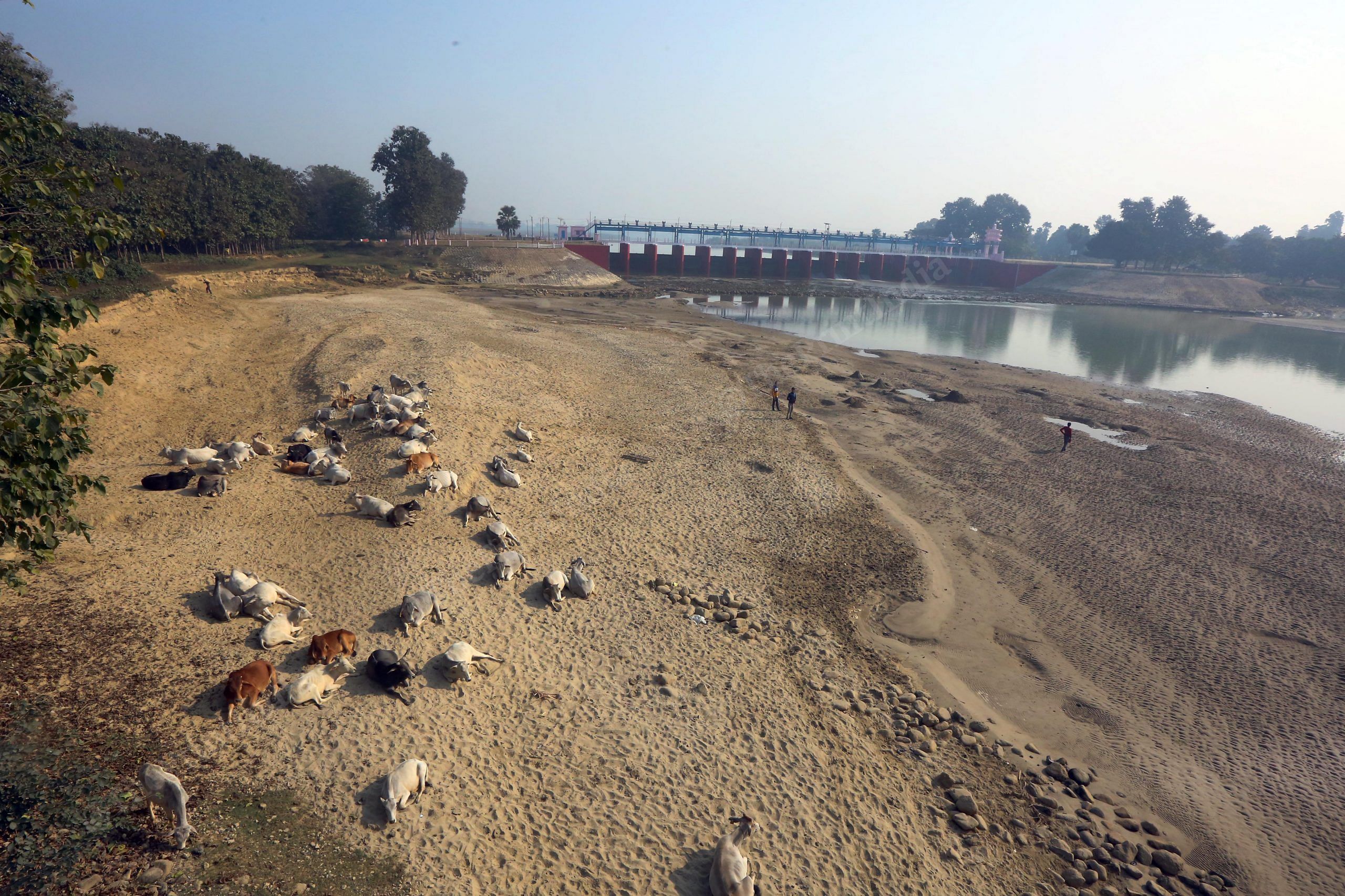 A view of Ban Ganga River at Saryu Nahar Pariyojna Project | Photo: Praveen Jain| ThePrint