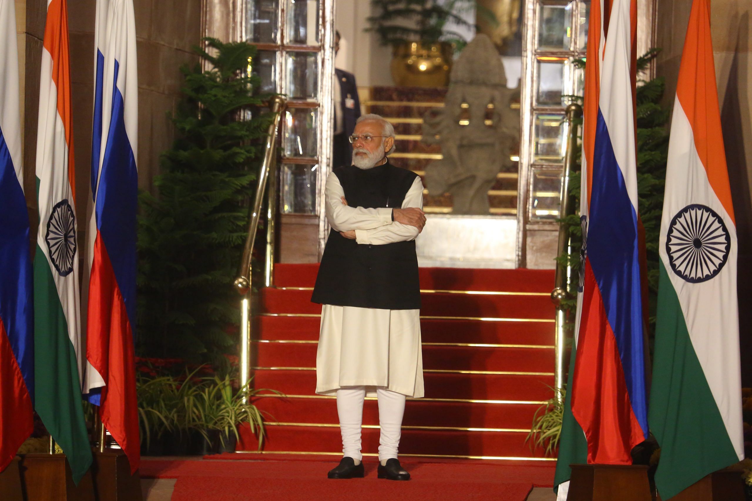 Prime Minister Narendra Modi at Hyderabad House | Photo: Praveen Jain | ThePrint