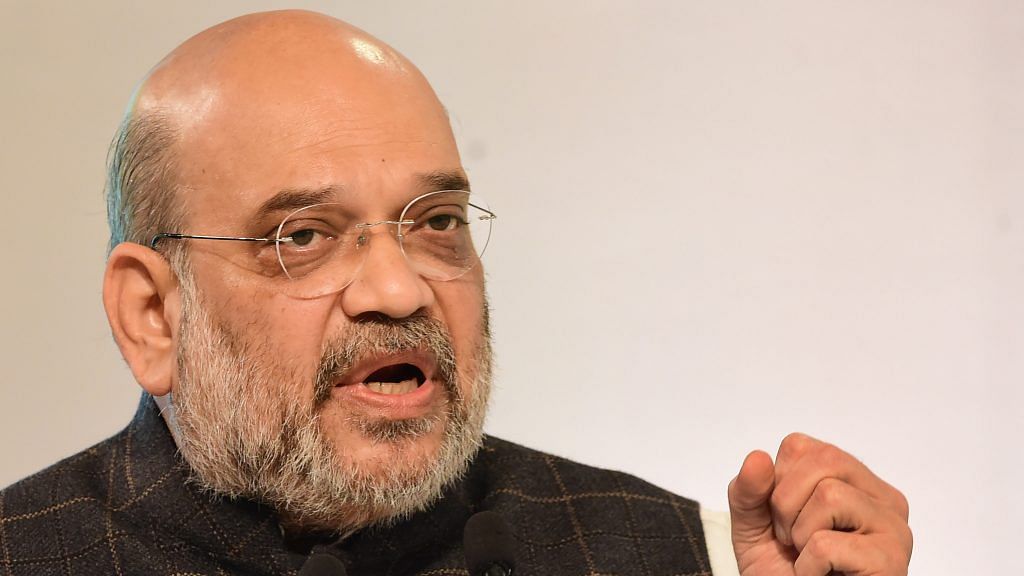 Home Minister Amit Shah at the Hindustan Times Leadership Summit, in New Delhi, on 4 December 2021 | PTI Photo
