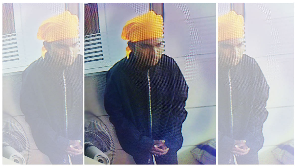 CCTV grab of man who allegedly committed sacrilege at the Golden Temple and was later lynched | By special arrangement CCTV grab of man who allegedly committed sacrilege at the Golden Temple and was later lynched | By special arrangement