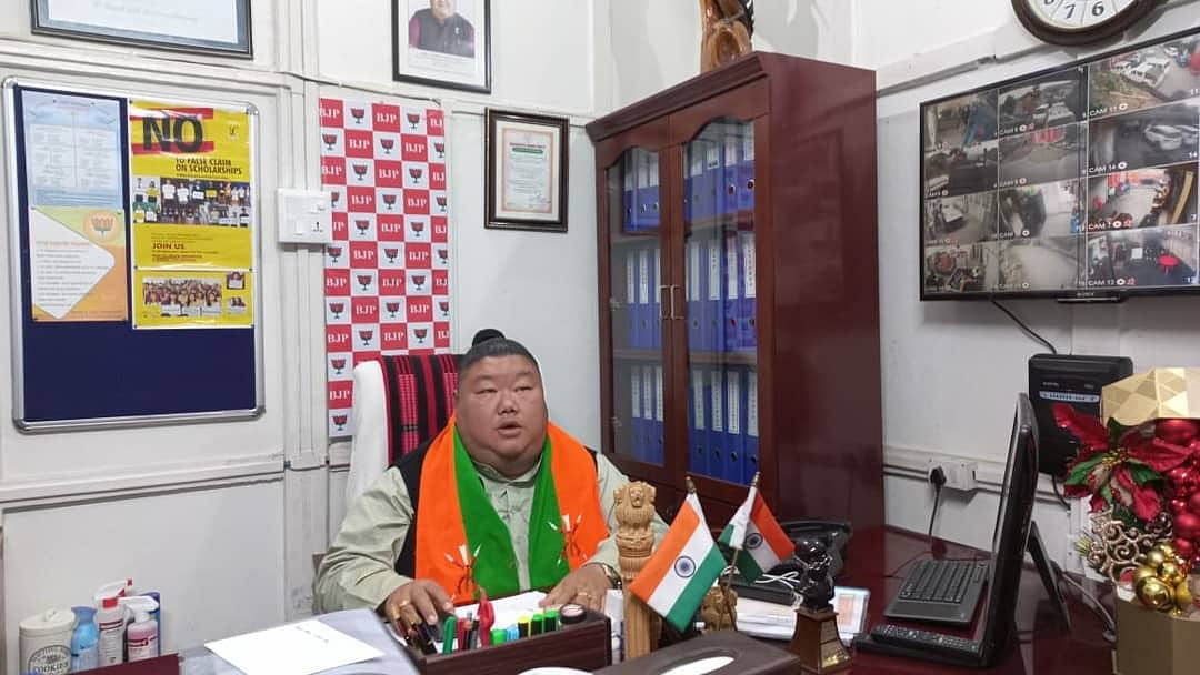 Nagaland BJP president Temjen Imna Along | Twitter/@AlongImna