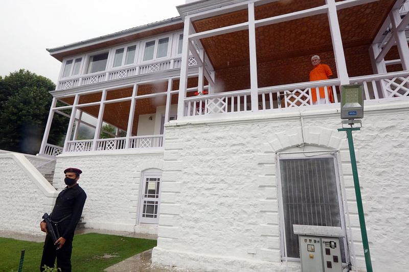 Lieutenant Governor of Jammu and Kashmir Manoj Sinha at his residence, the Raj Bhawan | Photo: Praveen Jain | ThePrint