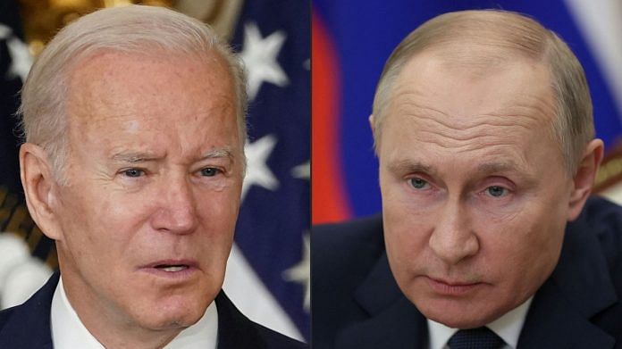 US President Joe Biden and Russian President Vladimir Putin | Photographer: Mandel Nganan/AFP/Getty Images | Mikhail Metzel/Sputnik/AFP/Getty Images via Bloomberg