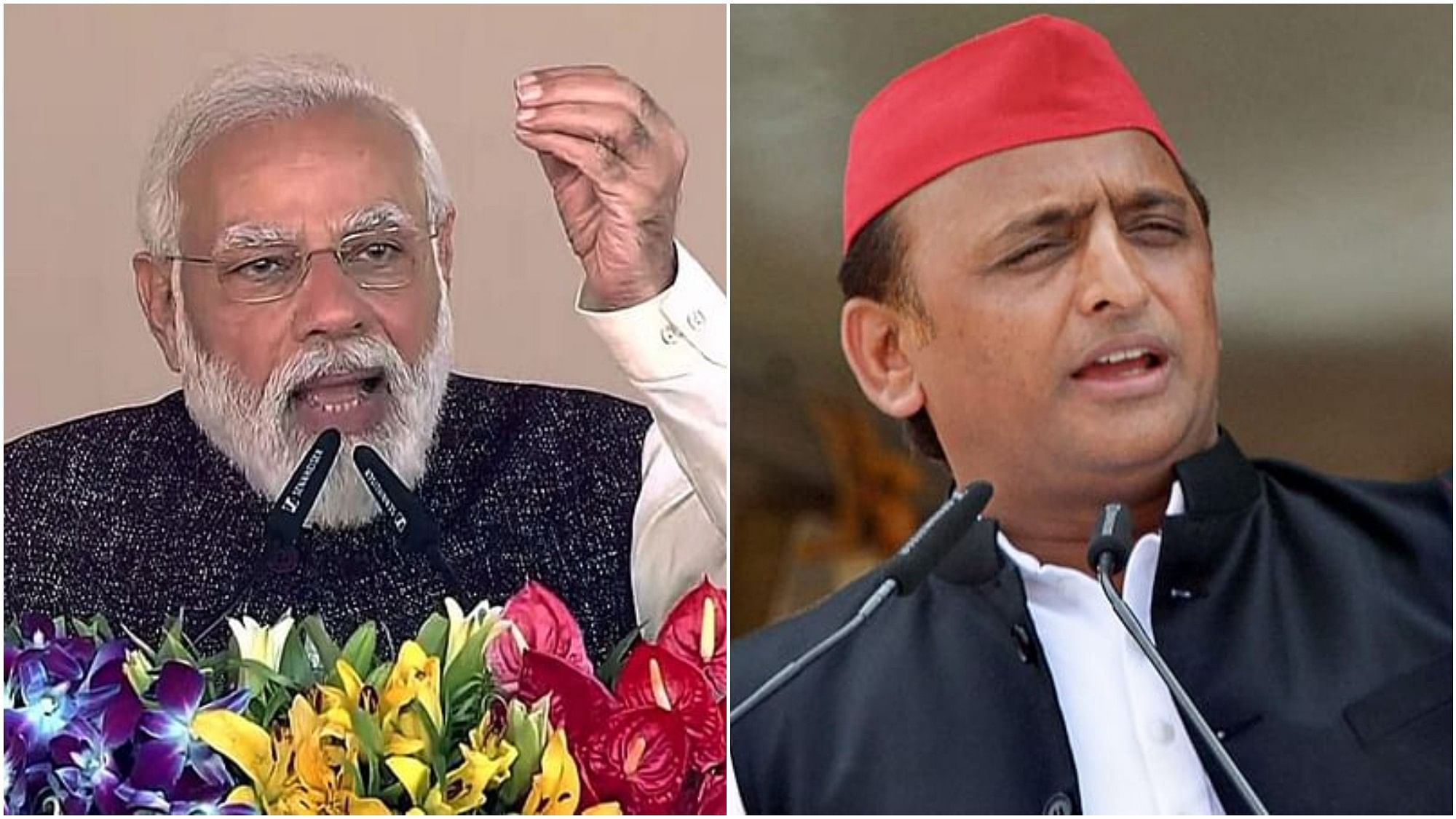 PM Modi says red-capped people spell 'red alert' for UP, Akhilesh Yadav hits back