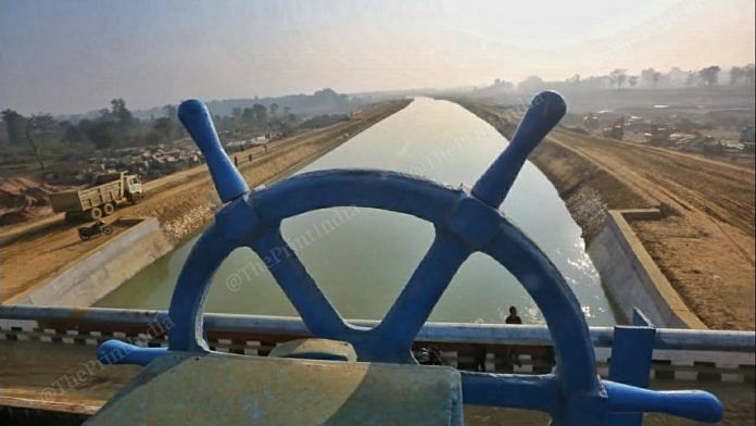 A view of the Rapti canal link, which is part of the Saryu canal project in Uttar Pradesh | Photo: Praveen Jain | ThePrint
