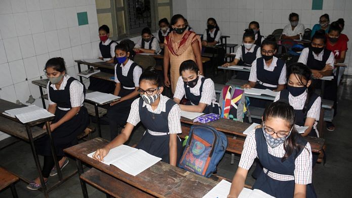 Students in a classroom in Surat | Representational image | ANI Photo