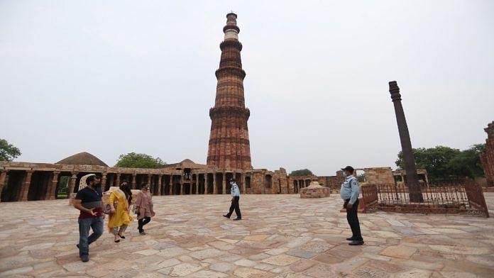 People visit the Qutub Minar in New Delhi | File: ANI