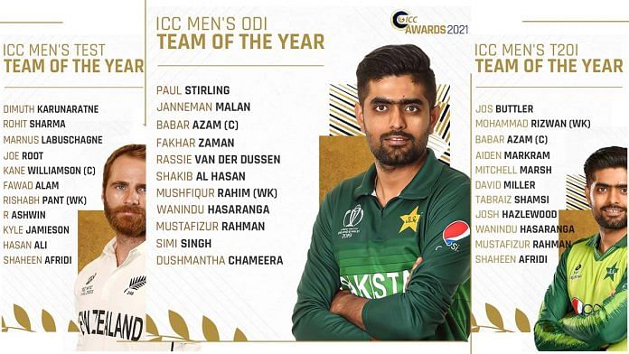The ICC teams of the year across formats. | Photo: Twitter/@ICC