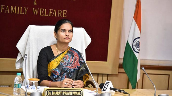 File photo of Minister of State for Health and Family Welfare Bharati Pravin Pawar | ANI photo