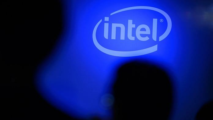 The Intel Co. logo is displayed at a company's booth in Chiba, Japan | Photo: Akio Kon | Bloomberg File Photo