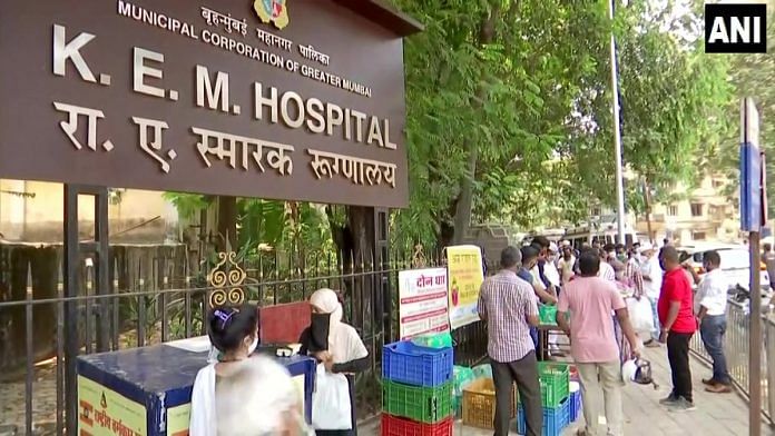 File photo of KEM Hospital in Mumbai | ANI