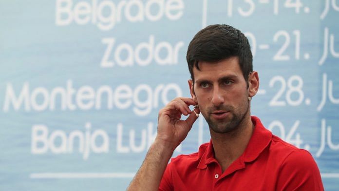 File photo of Novak Djokovic | ANI