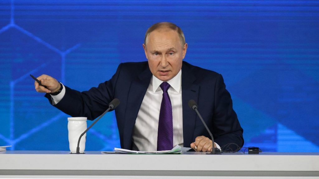 Russian President Vladimir Putin ordered military operation in Ukraine on 24 Feb | Bloomberg