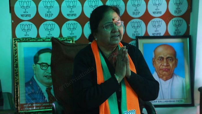 BJP candidate for Agra Rural Baby Rani Maurya, former Uttarakhand governor, at her ancestral home | Manisha Mondal | ThePrint