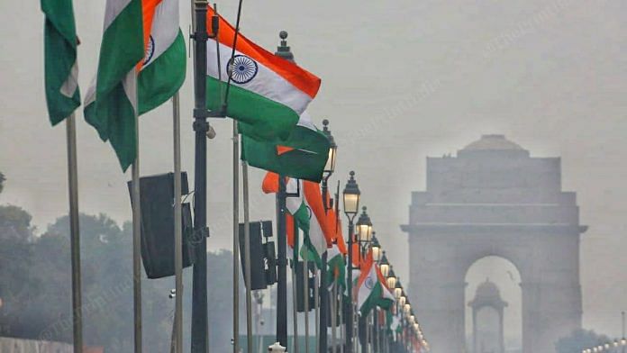 Rajpath ahead of Republic Day celebrations, Delhi | Praveen Jain | ThePrint