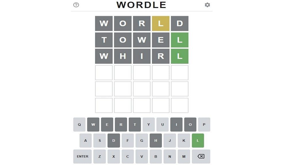 The game requires players to guess a five-letter ‘word of the day’ in six attempts or less.